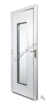 Дверь входная металлическая белая тамбурная БДД-011 - купить от производителя Мосдвери Дверь входная металлическая белая тамбурная БДД-011